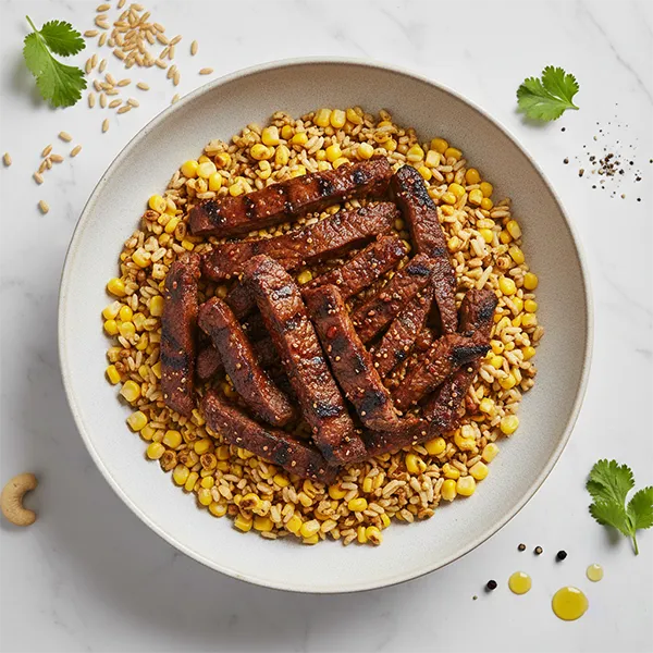 Smoky Chipotle Beef with Brown Rice & Corn mix